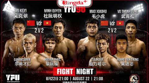 YFU 96 mở ra chương mới: Việt Nam đấu Trung Quốc ở thể thức MMA Duo đầu tiên